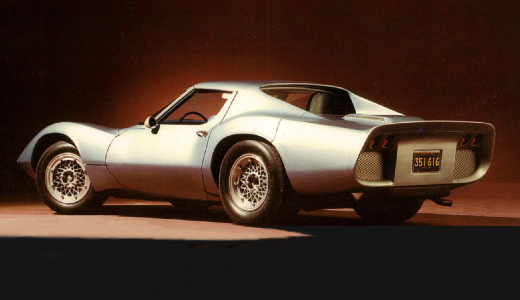 1964 XP-819 Developmental Rear Engined Corvette, 1 Of 1. On